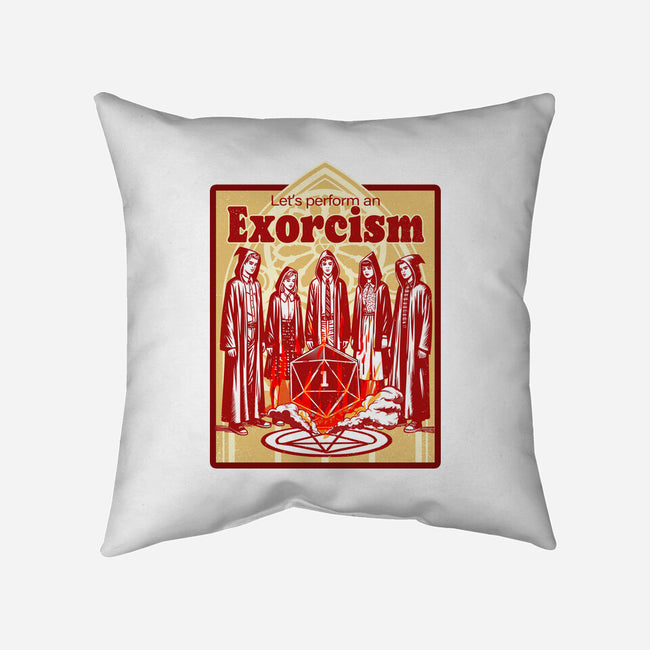 Let's Perform An Exorcism-None-Removable Cover w Insert-Throw Pillow-palmstreet