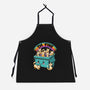 Dumpster On Fire I'm Fine Cat-Unisex-Kitchen-Apron-worlddominationforcats