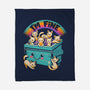 Dumpster On Fire I'm Fine Cat-None-Fleece-Blanket-worlddominationforcats