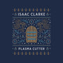 Isaac Clarke Ugly Sweater-Womens-Fitted-Tee-LAGELANTEE