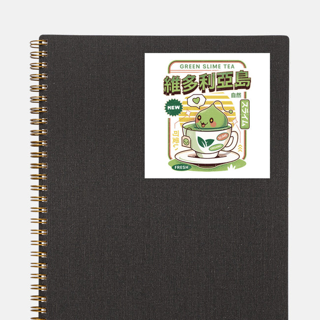 Ramuramu Valley Green Tea-None-Glossy-Sticker-LAGELANTEE