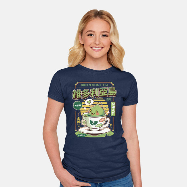 Ramuramu Valley Green Tea-Womens-Fitted-Tee-LAGELANTEE