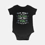 Here For The Food-Baby-Basic-Onesie-NMdesign