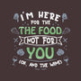 Here For The Food-Mens-Heavyweight-Tee-NMdesign