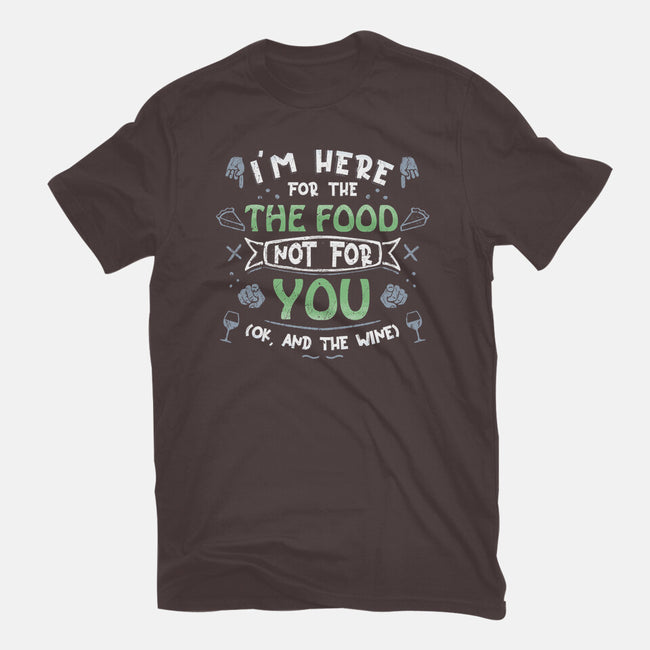 Here For The Food-Mens-Premium-Tee-NMdesign