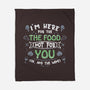 Here For The Food-None-Fleece-Blanket-NMdesign