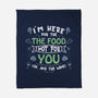 Here For The Food-None-Fleece-Blanket-NMdesign