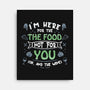 Here For The Food-None-Stretched-Canvas-NMdesign