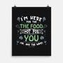 Here For The Food-None-Matte-Poster-NMdesign