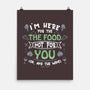 Here For The Food-None-Matte-Poster-NMdesign