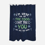 Here For The Food-None-Polyester-Shower Curtain-NMdesign