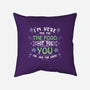 Here For The Food-None-Removable Cover w Insert-Throw Pillow-NMdesign