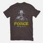 Here By Force-Womens-Basic-Tee-NMdesign