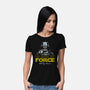 Here By Force-Womens-Basic-Tee-NMdesign