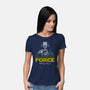 Here By Force-Womens-Basic-Tee-NMdesign