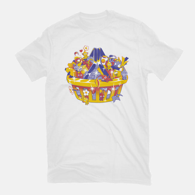 Basket Of Creatures-Womens-Fitted-Tee-ilustrata