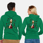 A Christmas Bush-Unisex-Zip-Up-Sweatshirt-SuperEdu