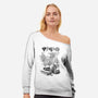 Materia Tale-Womens-Off Shoulder-Sweatshirt-ilustrata