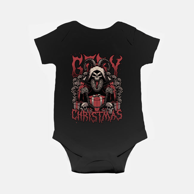 Gory Christmas Krampus-Baby-Basic-Onesie-Studio Mootant