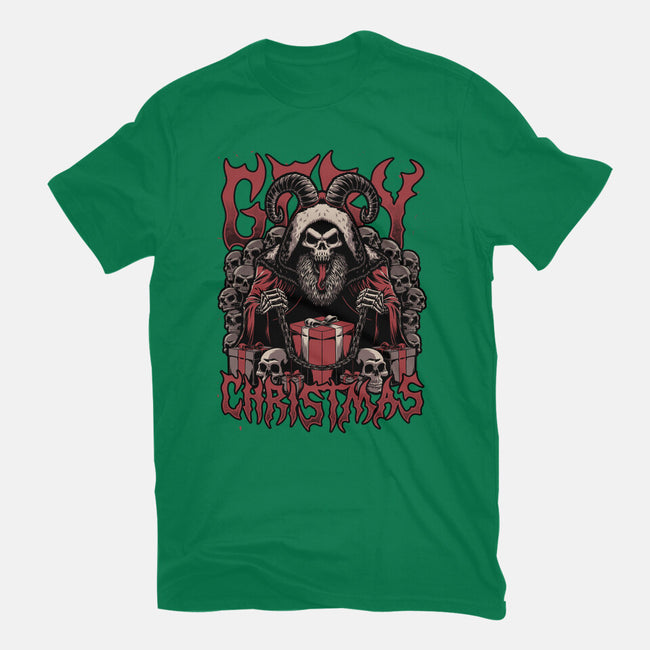 Gory Christmas Krampus-Mens-Basic-Tee-Studio Mootant