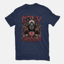 Gory Christmas Krampus-Womens-Basic-Tee-Studio Mootant