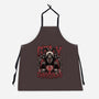 Gory Christmas Krampus-Unisex-Kitchen-Apron-Studio Mootant