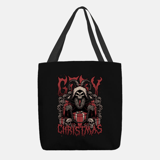 Gory Christmas Krampus-None-Basic Tote-Bag-Studio Mootant