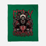 Gory Christmas Krampus-None-Fleece-Blanket-Studio Mootant