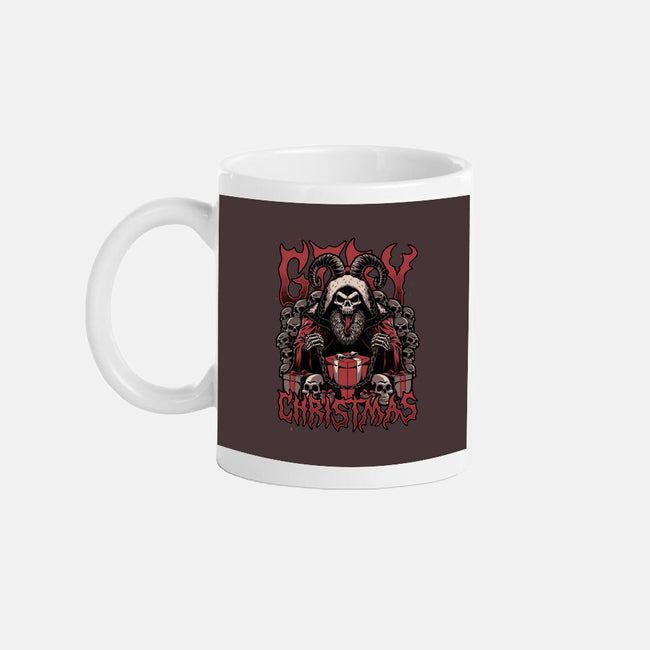 Gory Christmas Krampus-None-Mug-Drinkware-Studio Mootant