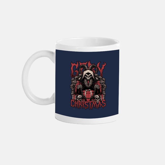 Gory Christmas Krampus-None-Mug-Drinkware-Studio Mootant