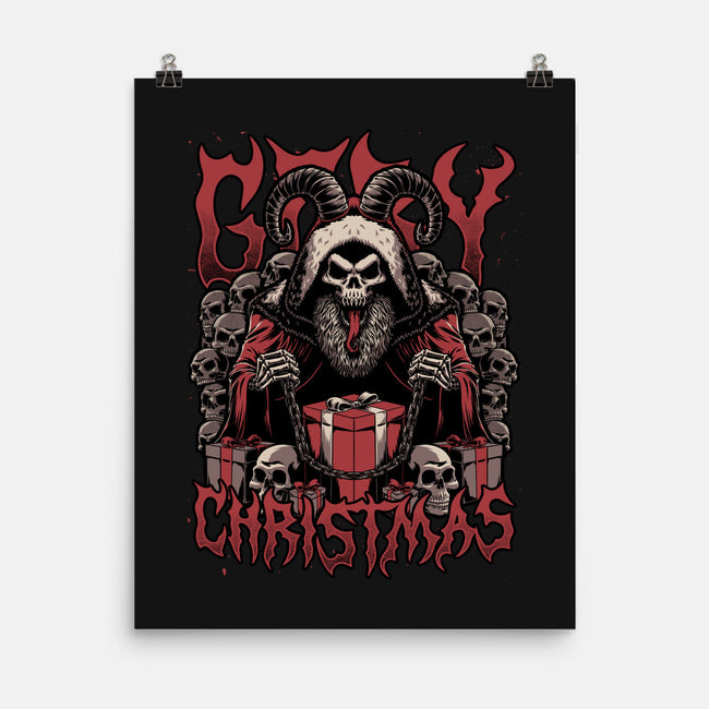 Gory Christmas Krampus-None-Matte-Poster-Studio Mootant