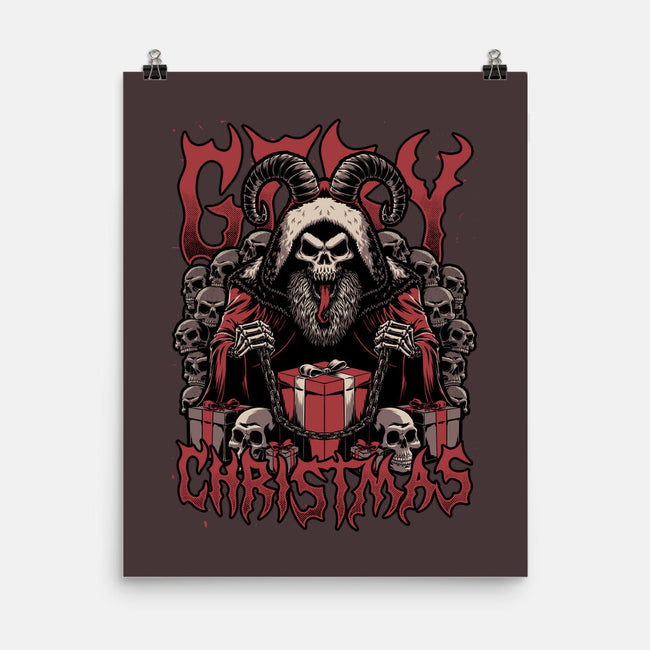 Gory Christmas Krampus-None-Matte-Poster-Studio Mootant