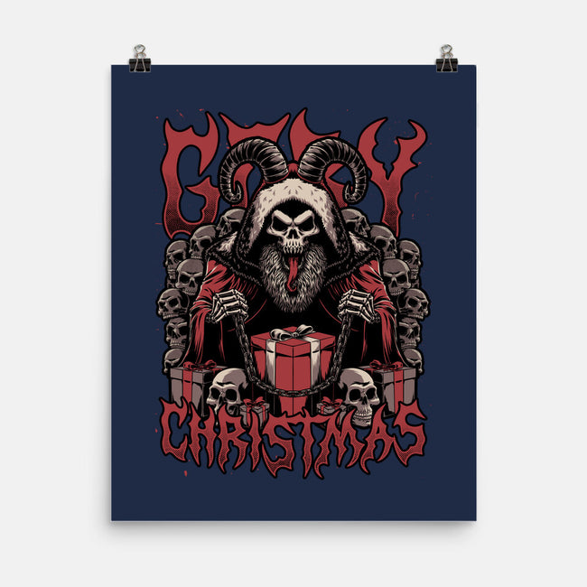 Gory Christmas Krampus-None-Matte-Poster-Studio Mootant