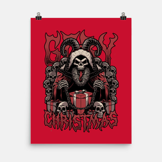 Gory Christmas Krampus-None-Matte-Poster-Studio Mootant