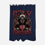 Gory Christmas Krampus-None-Polyester-Shower Curtain-Studio Mootant