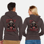 Gory Christmas Krampus-Unisex-Zip-Up-Sweatshirt-Studio Mootant