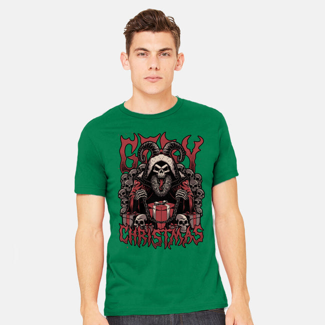 Gory Christmas Krampus-Mens-Heavyweight-Tee-Studio Mootant