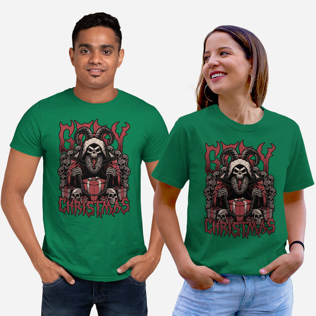 Gory Christmas Krampus-Unisex-Basic-Tee-Studio Mootant