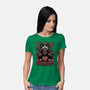 Gory Christmas Krampus-Womens-Basic-Tee-Studio Mootant