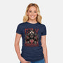 Gory Christmas Krampus-Womens-Fitted-Tee-Studio Mootant