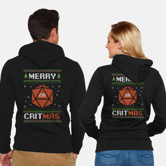 RPG Critmas-Unisex-Zip-Up-Sweatshirt-Studio Mootant