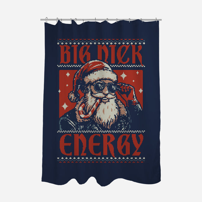 Ugly Sweater Big Santa Claus-None-Polyester-Shower Curtain-Studio Mootant