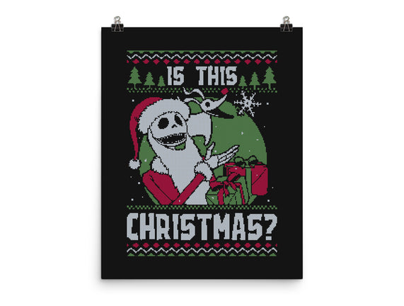 Ugly Sweater Skeleton Christmas