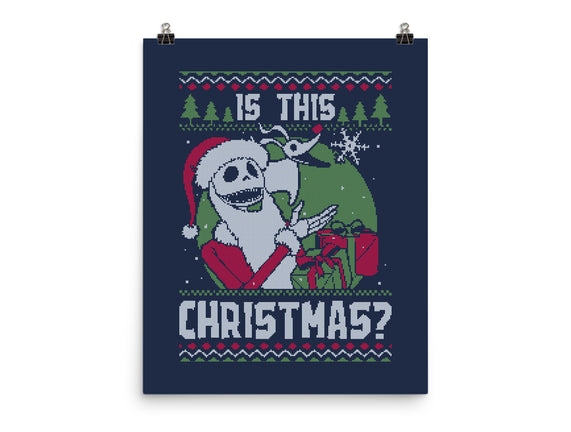 Ugly Sweater Skeleton Christmas