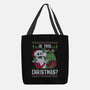 Ugly Sweater Skeleton Christmas-None-Basic Tote-Bag-Studio Mootant