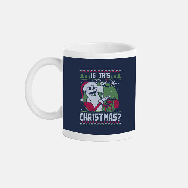 Ugly Sweater Skeleton Christmas-None-Mug-Drinkware-Studio Mootant