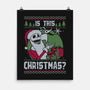 Ugly Sweater Skeleton Christmas-None-Matte-Poster-Studio Mootant