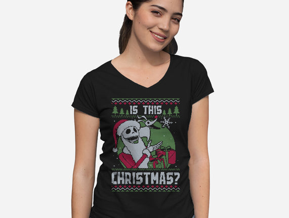 Ugly Sweater Skeleton Christmas