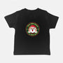 Santa's On A Tight Budget-Baby-Basic-Tee-Whimsical Thinker