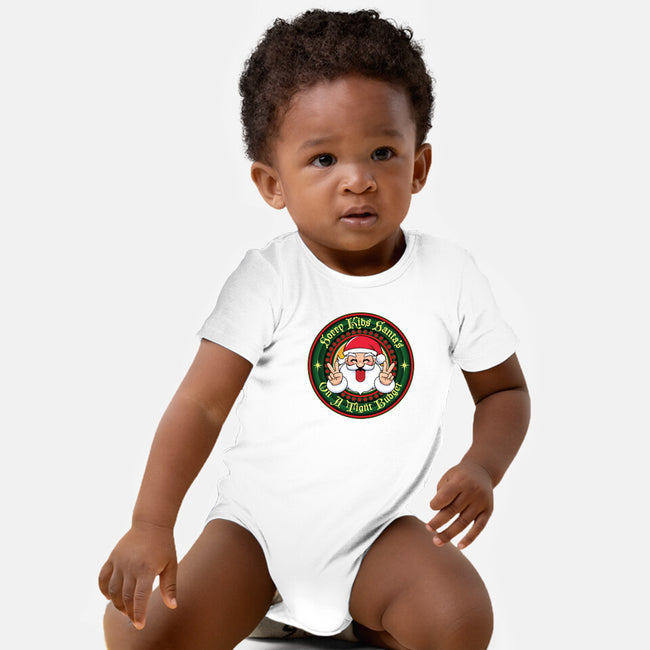 Santa's On A Tight Budget-Baby-Basic-Onesie-Whimsical Thinker